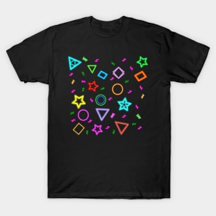 Neon Shapes! Great for Kids! T-Shirt